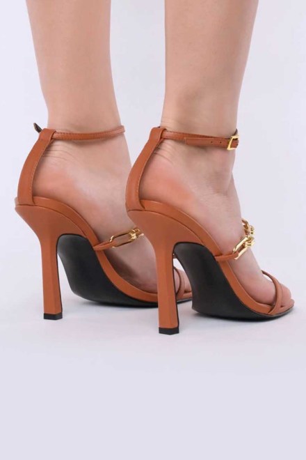 Πεδιλα Arboga High Heel Sandal 0138000068 caramel gold