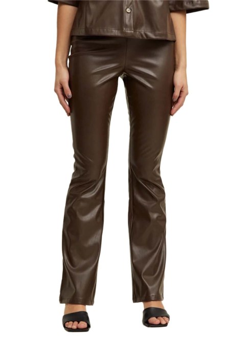 Pant  Stefanie Pu Pant RUT-22-03-86 brown