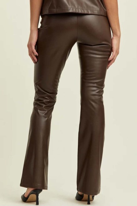 Pant  Stefanie Pu Pant RUT-22-03-86 brown