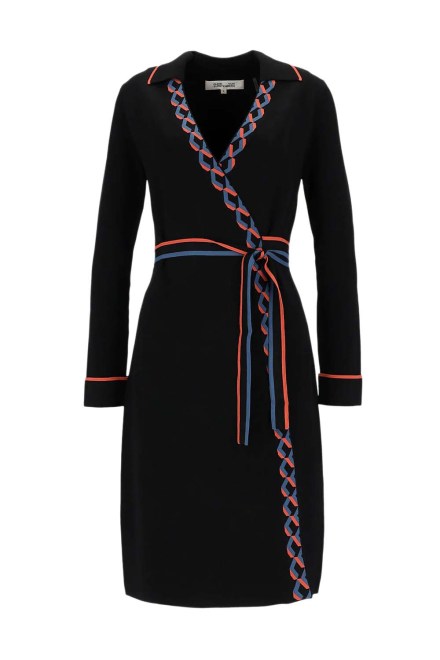 Dress Dvf Charissa Wrap Dress DVFDR3Q008BLACK R1400 black