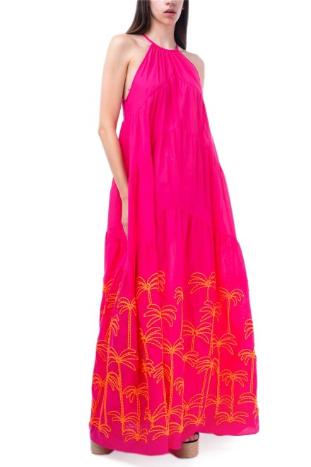 Dress Μ-8383 fuchsia