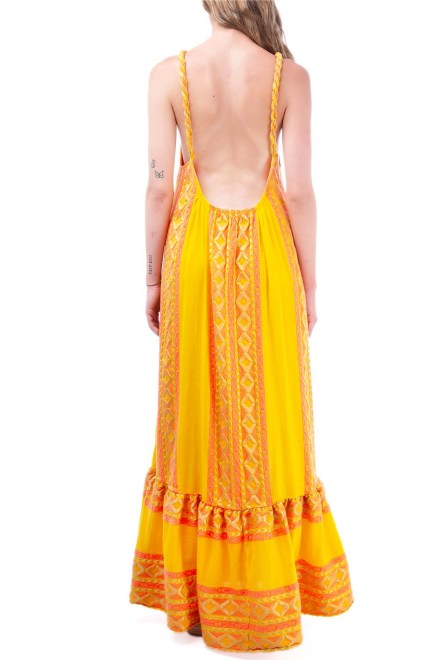 Dress Μ-8423 yellow