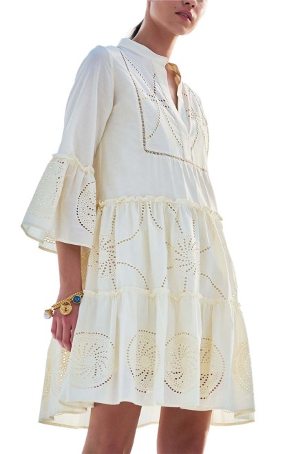 Dress M-8452 off white