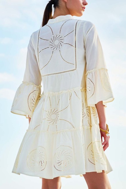Dress M-8452 off white
