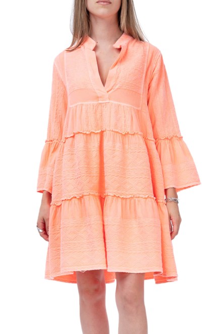 Dress M-8483 coral