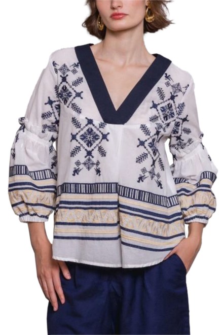 Blouse Sora Top CAPF9WA23EMC white