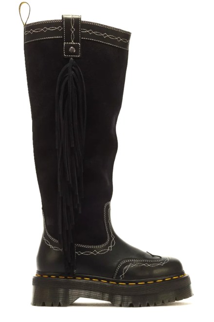 Boots Fringe Hi Pull On 43173001 0071 black