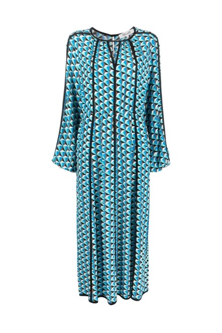 Dress Dvf Scott Dress DVFDL1R027FGMGT february geo med goddess turq