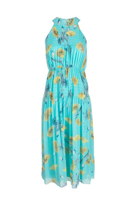Dress Dvf Lupin Dress DVFDS1R035PYGTQ poppy goddess turquoise