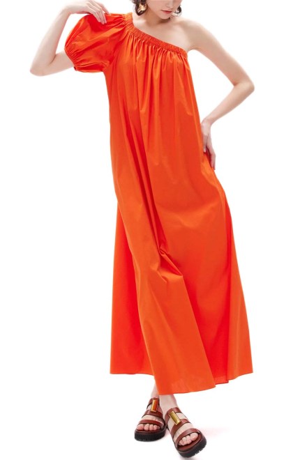 Dress DVFDS2R025BNOOG C0197 burnout orange