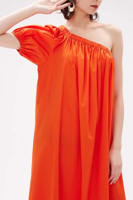 Dress DVFDS2R025BNOOG C0197 burnout orange