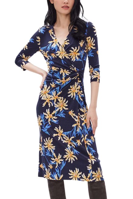 Dress Borris DVFDL3R040PFLNY C50 paris floral lg navy