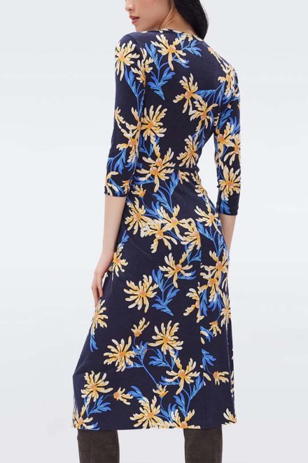 Dress Borris DVFDL3R040PFLNY C50 paris floral lg navy