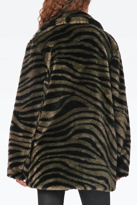 Coat Tanesha DVFNF3S003ZBOLV C7638 zebra olive