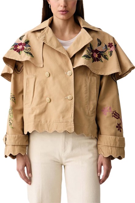 Trenchcoat Twill Mini 360805-F2289 beige