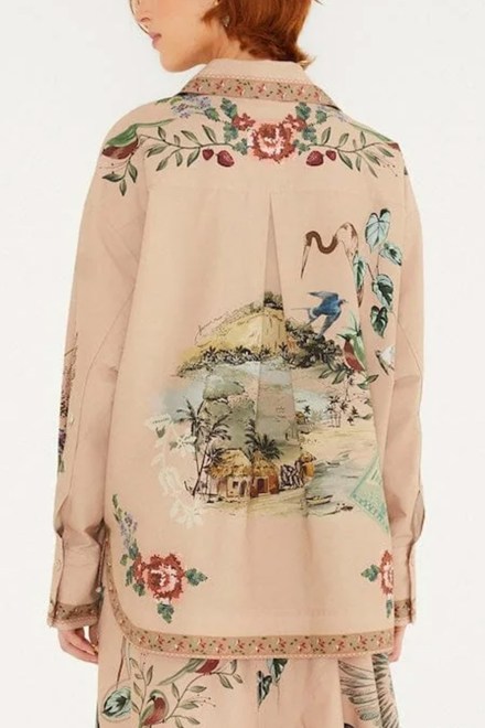 Shirt 368906-26117 bird poetry soft pink