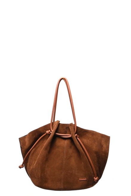 Τσαντα Suede Tote 372169-S0039 cuoio