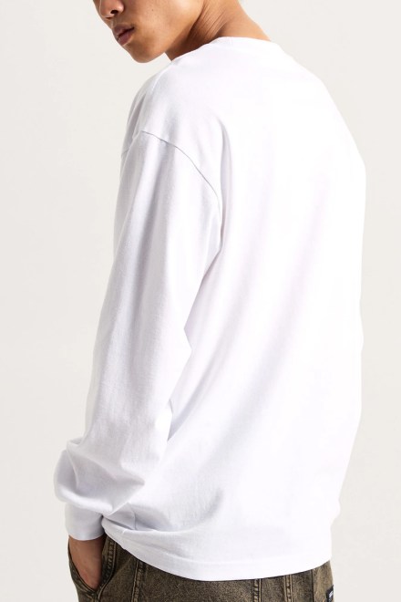 T-Shirt Salton Loose Ls VN0010FMWHT white