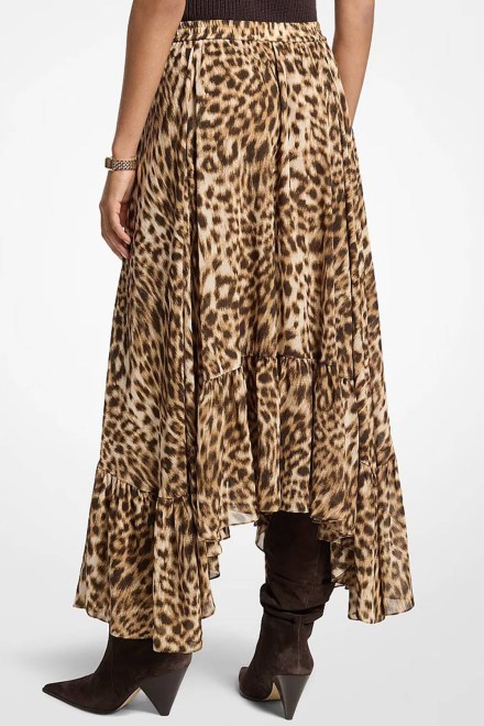 Φουστα High Low MF670N2LE4 211 dark camel