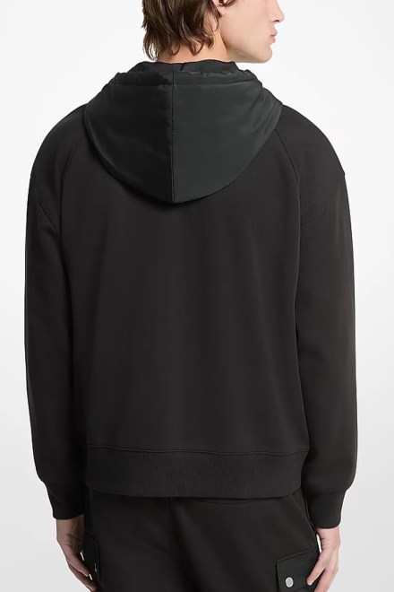 Zip-Hood Mixed Media Pkt Fz Hood CF652BG5MF 001 black