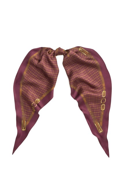 Φουλαρι Pld Blt Dmd 454P23564001 dark garnet