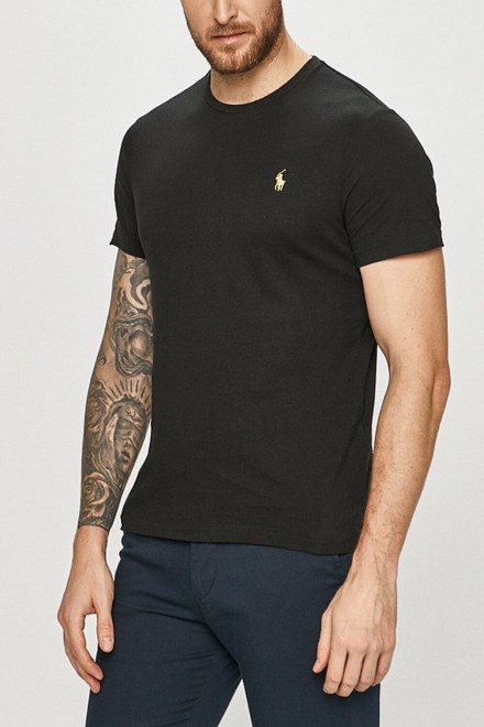 T-Shirt 26/1'S Jersey-Lsl 710766890001 001 black