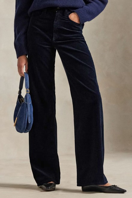 Pants Woven-Wide Legs 211A87463003 410 navy
