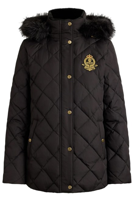 Jacket Rcycld Ctn Hand-Pf Crest W Ff Tr Hd 297P23456002 001 black