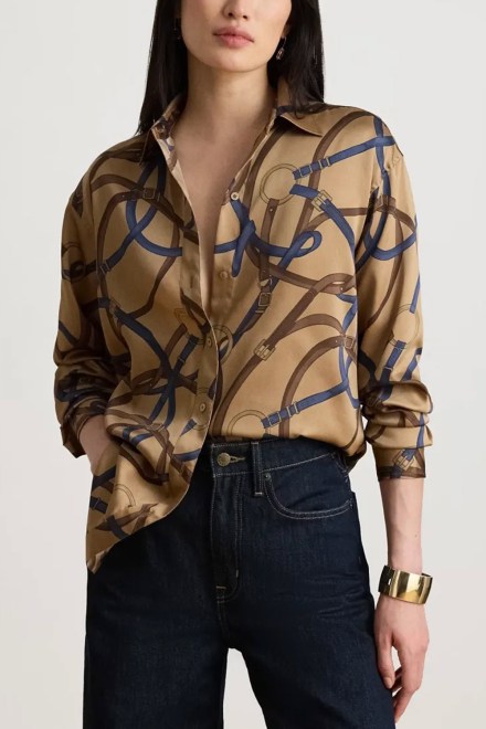 Shirt Luxe Twill 200B32841001 260 medium beige