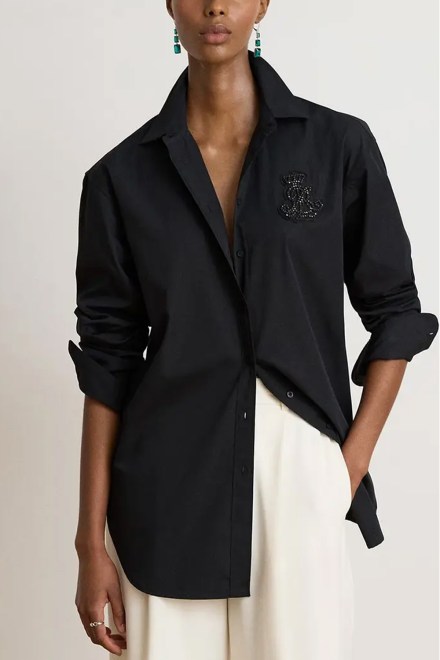 Shirt 70S Broadcloth-Shirt 200B28855002 001 black
