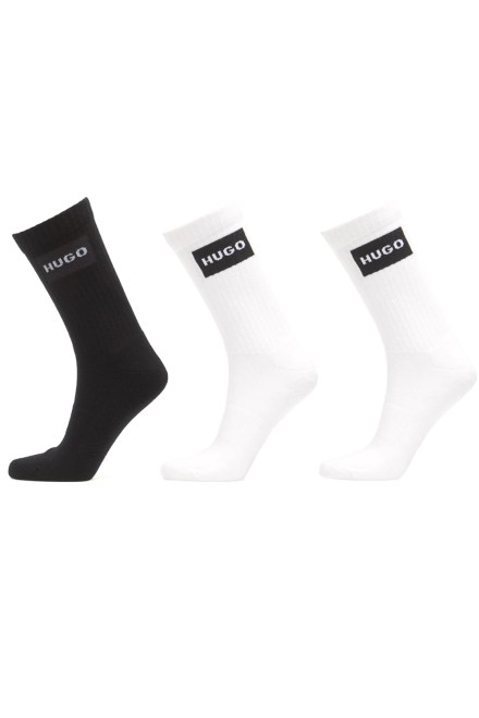 Socks (Pack of 3) Qs Rib Label Cc 10267340 01 50531515 002