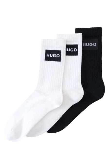 Socks (Pack of 3) Qs Rib Label Cc 10267340 01 50531515 002