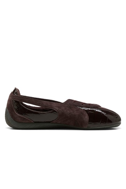 Μπαλαρινες Speedcat Nova Croc 408813 01 chocolate fondue-gum