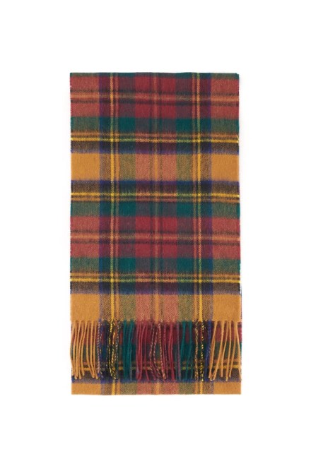 Scarf New Check Tartan USC0137 ye91 harvest gold