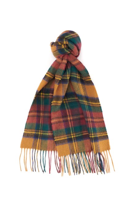 Scarf New Check Tartan USC0137 ye91 harvest gold