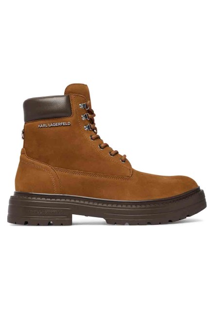 Μποτακια Miles Work KL10252 233-mid brown nubuck
