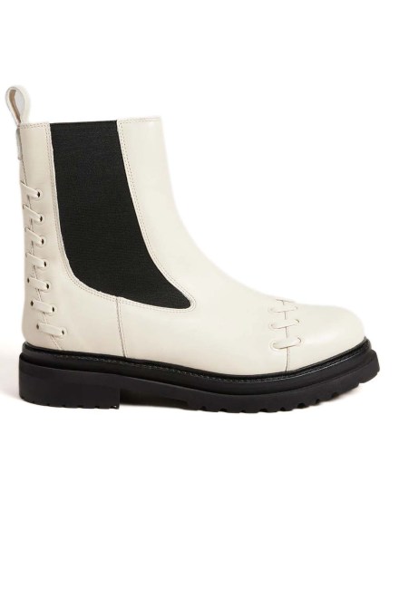 Μποτακια Lukki Chelsea Boot With Whipstitch Detail 266165 natural