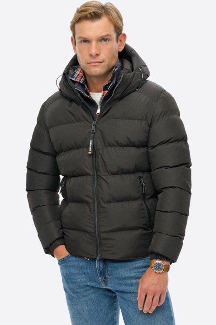 Μπουφαν D1 Sdsw Hooded Sports Puffer M5011905A 16a black/black