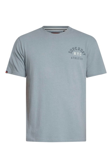 T-Shirt D1 Ovin Ath Ess M1012364A fl2 washed denim