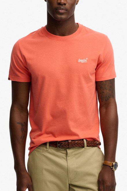 T-Shirt Essential Logo Emb M1011245M yug sunburst coral