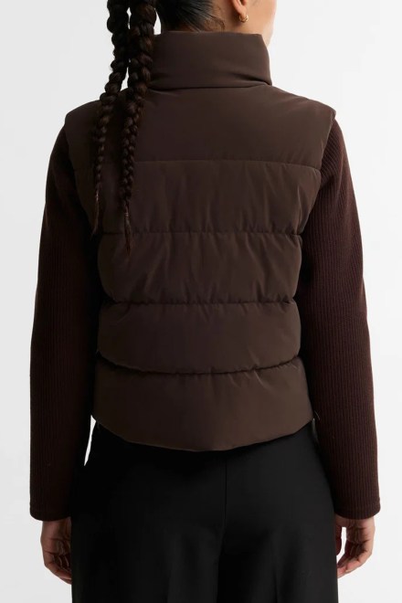 Μπουφαν Balaton Faux Velvet Quilted LQS0072 br31 truffle