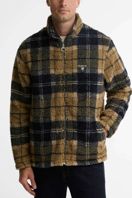 Jacket Fleece Zip Through MFL0187 tn39 birchwood dress tartan