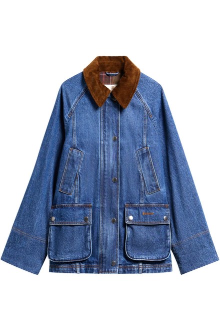 Jacket Denim Modern Beadnell LCA0426 in51 mid blue denim/classic