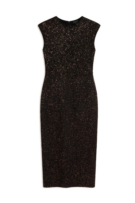 Dress Mylla Sequin Short Sleeve Bodycon 285643 black