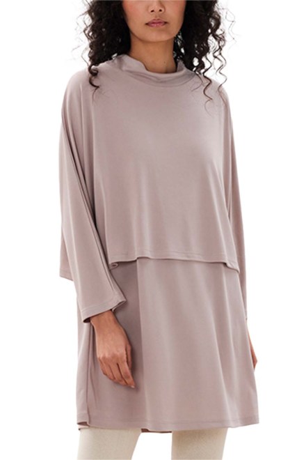 Blouse ''Unlock Creativity'' Oversized Double W231003 13283-zengrey