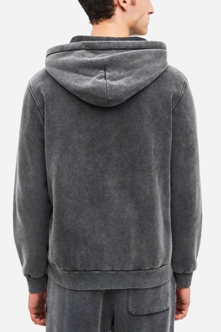 Zip-Hood Regular Fit Fullzip DLMF000180 vintage grey