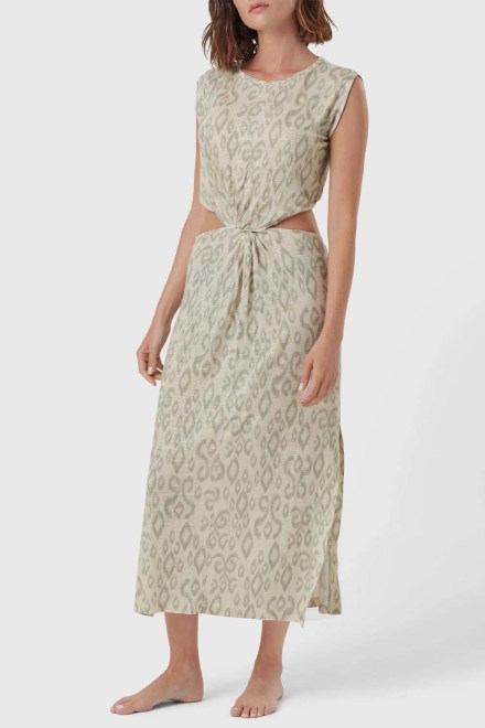 Φορεμα LAURENE23 ikat green