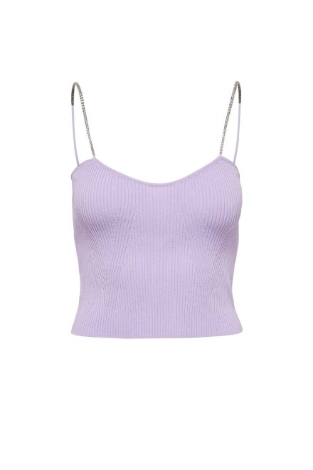 Top Onlmoon Sl Bling Top Knt 15287275 15-3716 TCX purple rose