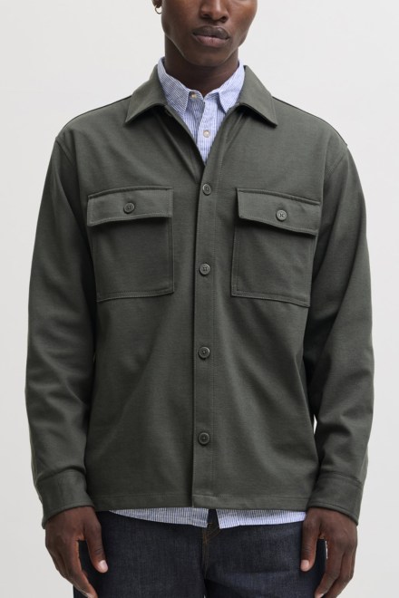 Πουκαμισο Jjewilliam Overshirt 12306252 19-0405 TCX beluga