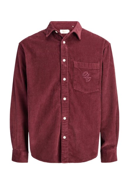 Shirt Jorfrederiksberg Overshirt 12298514 19-1526 TCX chocolate truffle
